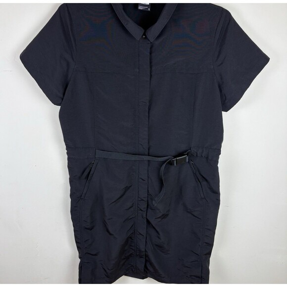 Women’s The North Face Class V Dress / With Belt/Buckle / Zipper Front/Black/XL - Picture 2 of 3